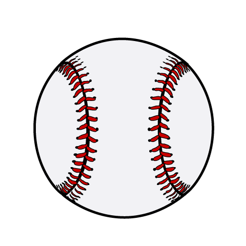 野球ボールのイラスト